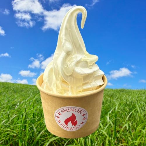Furano Milk Soft Serve Ice Cream (with Furano Acacia Honey)