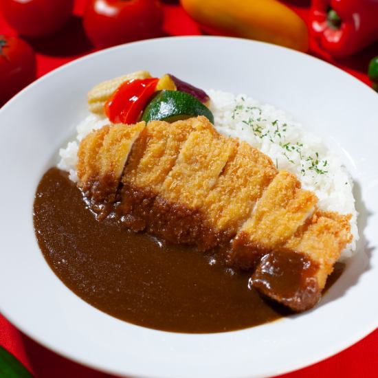The carefully crafted loin cutlet curry is excellent! Please try it!