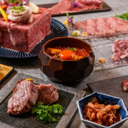 【本日のコース】A5ランクの上質な牛肉など、厳選素材を使用した贅沢コース〈デザート付〉