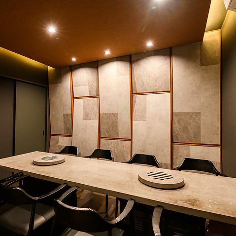 ゆったりとくつろげる個室席。貸切利用もOK。お気軽にお問い合わせください。