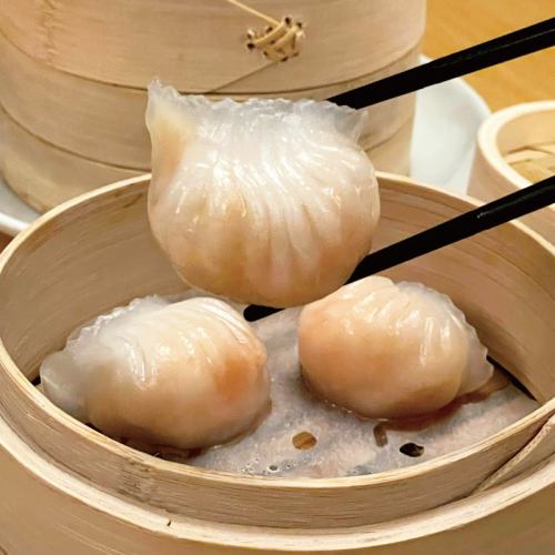 海老入り水晶蒸餃子