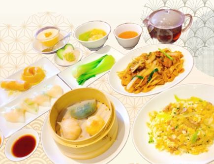 【プレミアムランチ1,000円オフ!】香港飲茶コース・平日ランチ限定3,900円⇒2,900円