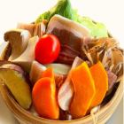 国産豚と季節野菜のせいろ蒸し