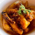 イカのカレー風味蒸し