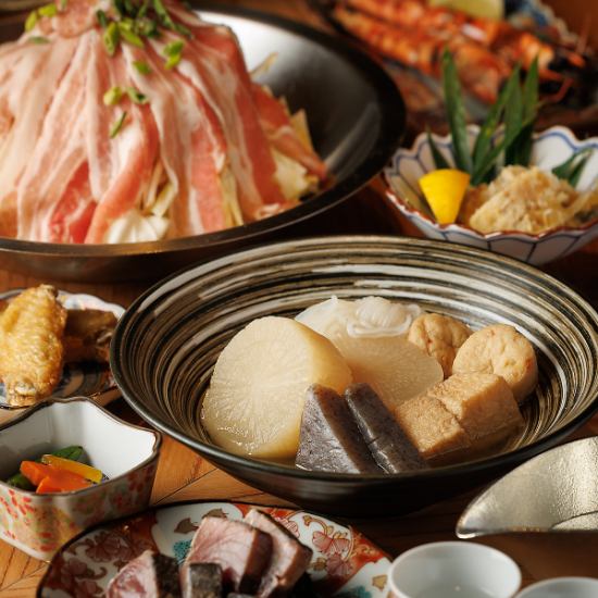 3H飲み放題付コース！8品3850円～◎自家製ローストビーフ有！