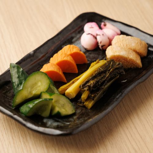 漬物盛り合わせ
