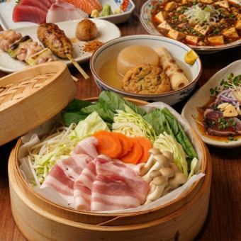 3時間飲放題付 8品 一番人気！　夏宵コース《４９５０円》