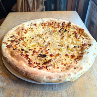 シラスとネギのレモンオイルピザ