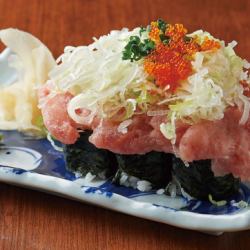 ねぎトロぶっかけこぼれ寿司