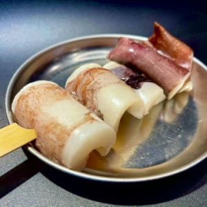 イカおやじ串