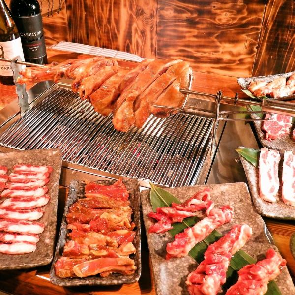How about Chinese-style yakiniku, which you rarely taste in Japan?