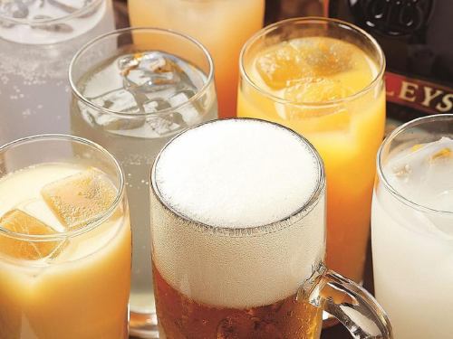 There is a wide variety of drinks and you can enjoy your favorite cup ♪