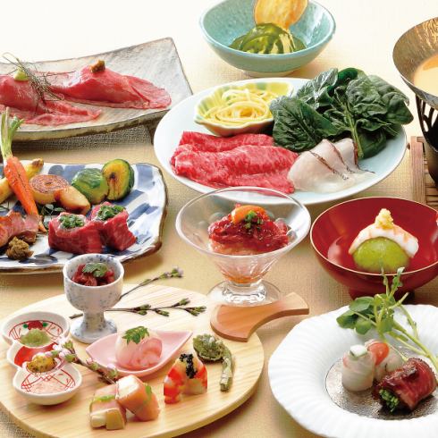 在擁有充足包廂的京町家風格的空間中享用正宗的日本料理和懷石料理...[有包間]無限暢飲套餐5,500日元起！