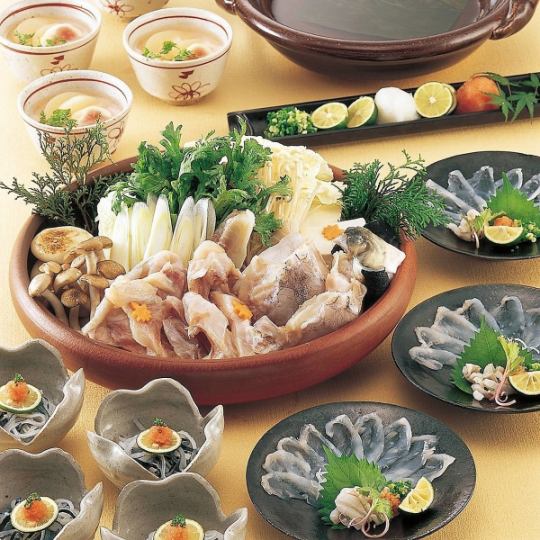 【Tecchiri套餐】含120分钟无限畅饮◆花≪共6道菜≫8,500日元（含税）