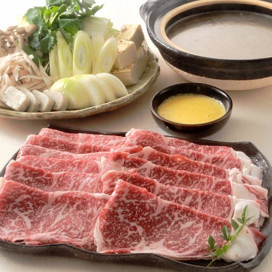 【牛肉涮锅套餐】120分钟无限畅饮≪共6道菜≫9,000日元→8,000日元（含税）