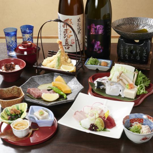[Kantsubaki Kaiseki] 8 dishes with all-you-can-drink (food 7,000 yen + all-you-can-drink 2,000 yen) 9,000 yen → 8,000 yen (tax included)