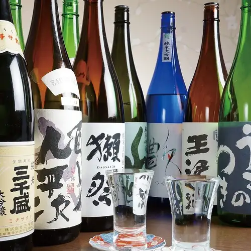全国各地の地酒は50種以上