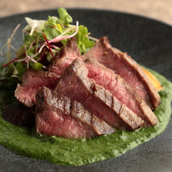【なにわ黒牛の炭焼き◎】上質な肉本来のうま味を存分にご堪能ください