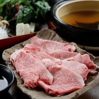 【120分飲み放題付◎】 あおさと和牛のしゃぶしゃぶコース 真鯛パッチョ、とろレバ刺など 全6品