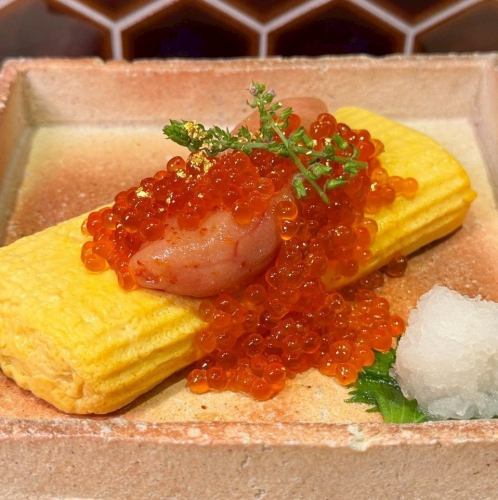 飲める出汁巻き玉子　全部乗せ