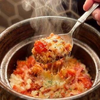 完熟トマトとチーズ