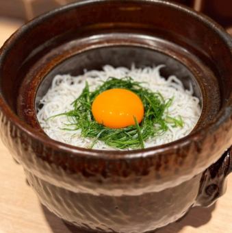 釜揚げしらすと九条ネギ