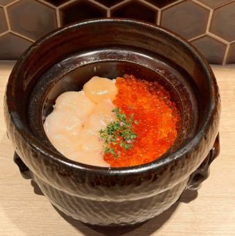帆立といくら