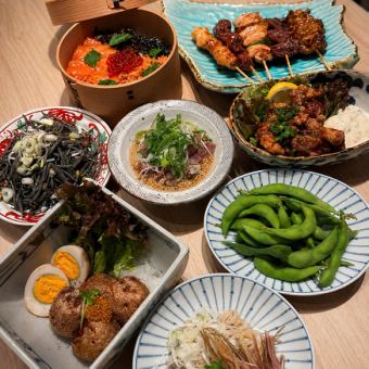 【酒場五五コース】自家製タルタルチキン南蛮など全9品＋2時間飲み放題付◎6000円(税込)