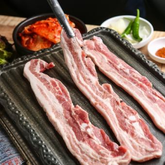 【ランチ90分食べ放題】国産豚の生サムギョプサル&韓国料理バイキング食べ放題【1980円税抜】