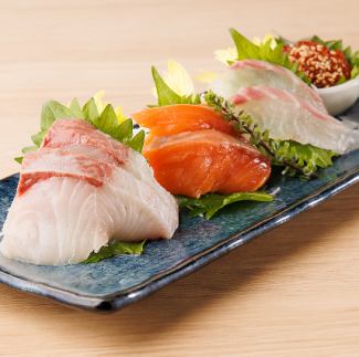 3 types of sashimi 1 serving