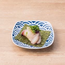 Plum and shiso amberjack