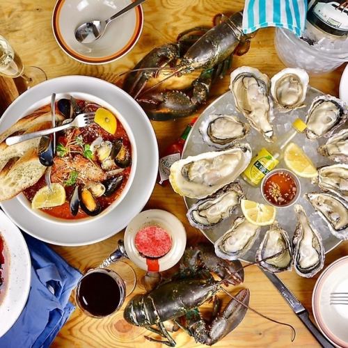 全年都可享用正宗的牡蛎料理！每日从日本各地直送的新鲜牡蛎