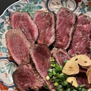 Togesita beef rump tataki style