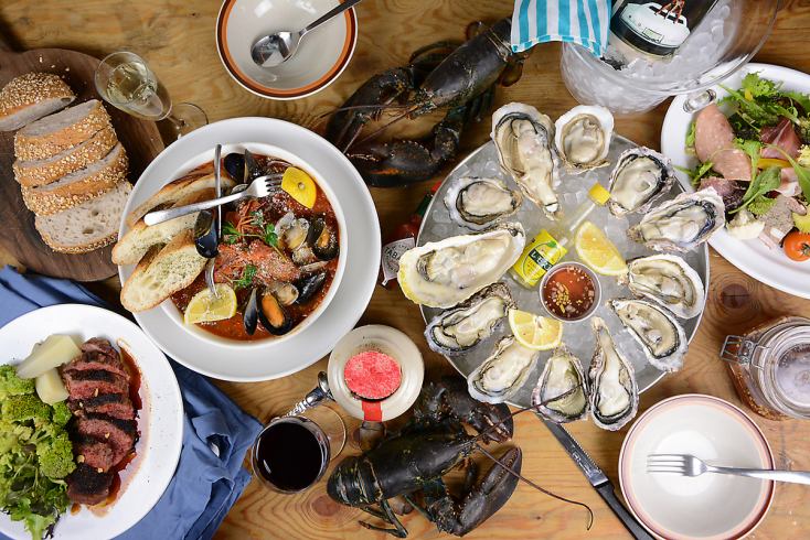 << Seto Inland Sea seafood x carefully selected wagyu beef >> A popular bistro in Fukuyama where you can casually enjoy drinks and food ♪