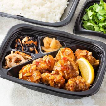スイートチリの大戸屋アジアン唐揚げ 弁当