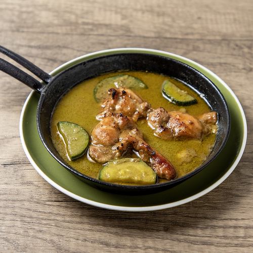 グリルチキングリーンカレー