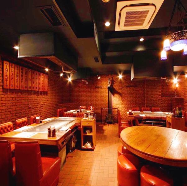 There is an exotic atmosphere... Inside the red brick shop full of antique feeling.I am convinced that there are many overseas users.We are waiting for reservations for welcome and farewell parties ♪