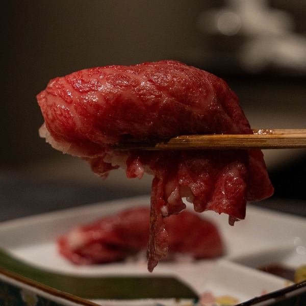 本日の和牛にぎり 2貫