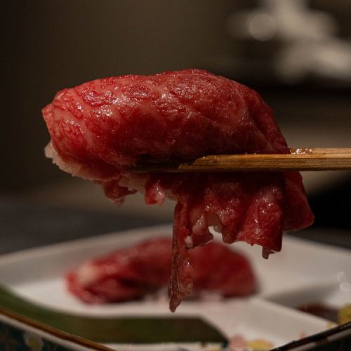 本日の和牛にぎり 2貫