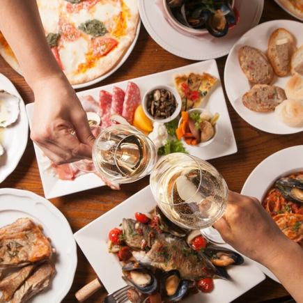 화려한 호화 디너 코스