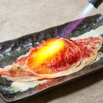 和牛ロース1枚炙り寿司