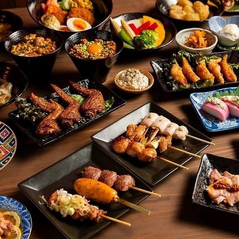 たっぷり2時間半飲み放題付きのコースをご用意◎宴会におすすめ
