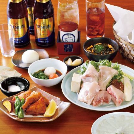 ◎All-you-can-drink◎【Seasonal】Shofuku Course ~Nabe (Pot) Milt & Nabe Skin Included~ 8 dishes total ※Reservation required ※From November 16th