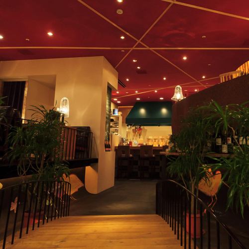 <p>『地下のお店って、ちょっと暗くて狭いイメージがある…』そんな不安を感じた方も、店内に一歩入れば驚くはず。ぶたやは、広々とした天井高と落ち着いた照明で、まるで別世界のような“上品で開放感ある空間”が広がります。静かすぎず、騒がしくもない、心地よい音と距離感で、どんな会話も自然に弾みますよ！</p>