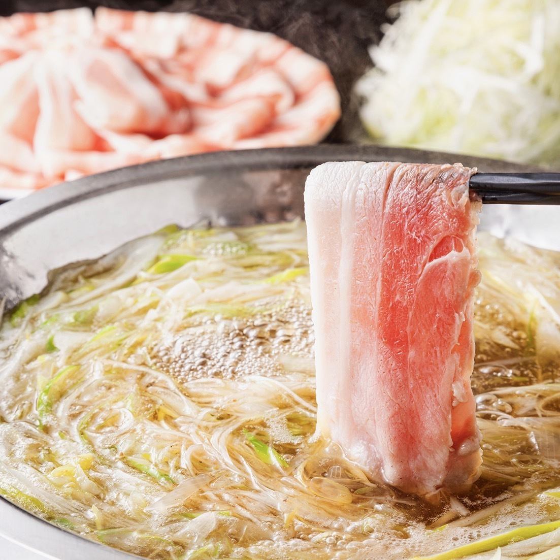 食べるほど旨い！他とは違う、葱しゃぶだけのあっさり”肉体験”