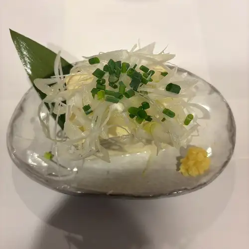 Salted squid and chilled tofu