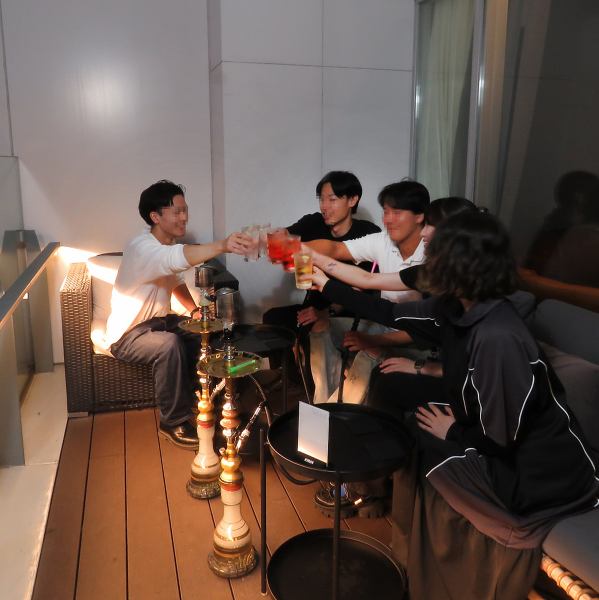 ≪深夜5時まで営業!≫中洲川沿いの異国情緒溢れる空間。SHISHA(シーシャ)セット料金5000円~◇