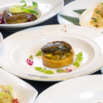 【12/8～25限定】クリスマスコース　鮑タルト・北京ダック・本日の海鮮、肉料理など〈全8品〉