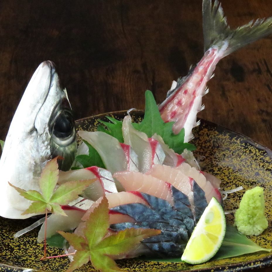 旬の鮮魚を豪華にお造りで♪迷った時はおまかせ盛がおすすめです