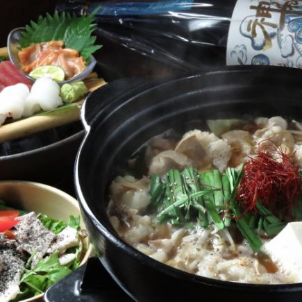 <120分飲み放題付>【期間限定】新鮮なお造り盛合わせ×選べるお鍋　全6品　5000円～